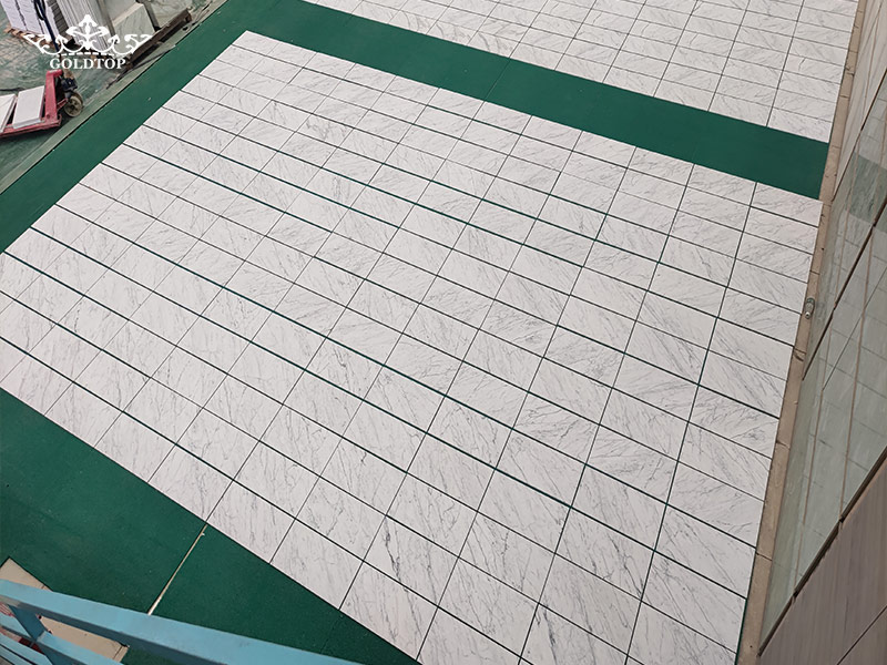 10mm Carrara marble this tiles