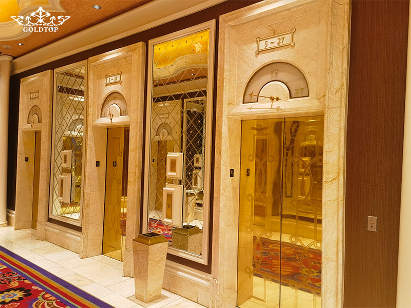Completed Golden Spider Marble Installation at the Las Vegas Hotel