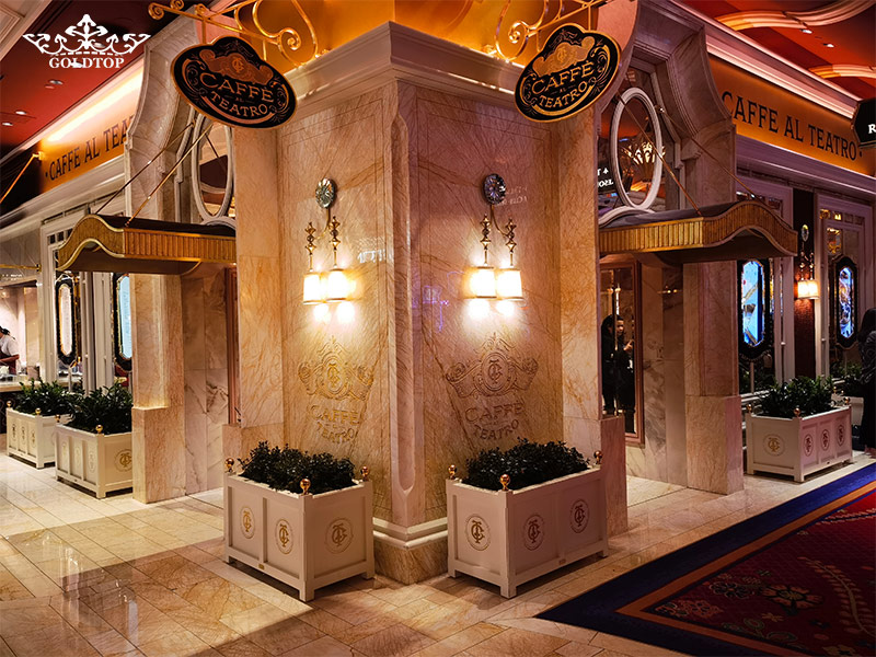 Completed Golden Spider Marble Installation at the Las Vegas Hotel