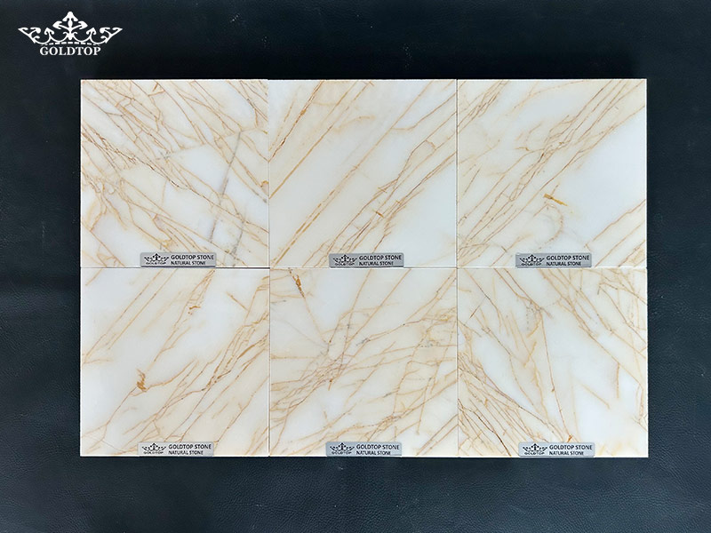 Golden Spider Marble