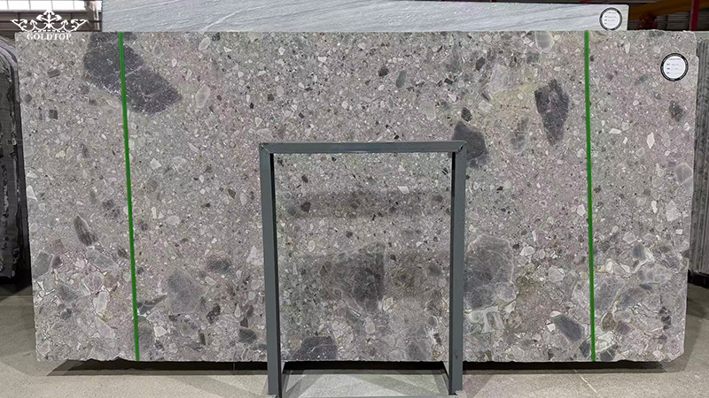 Ceppo Di Gr&eacute; is a distinctive grey natural stone associated with the Lake Iseo area in Lombardy, northern Italy
