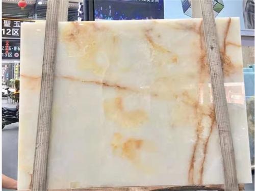 Snow White Onyx Jade Slabs