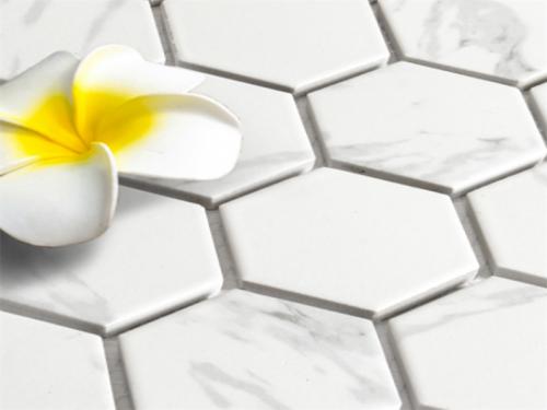 Calacatta white Mosaic Marble