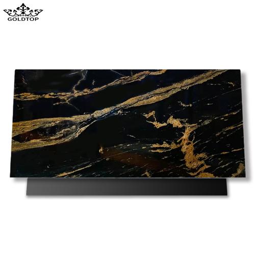 Black Cosmic Granite Black Granite Slab