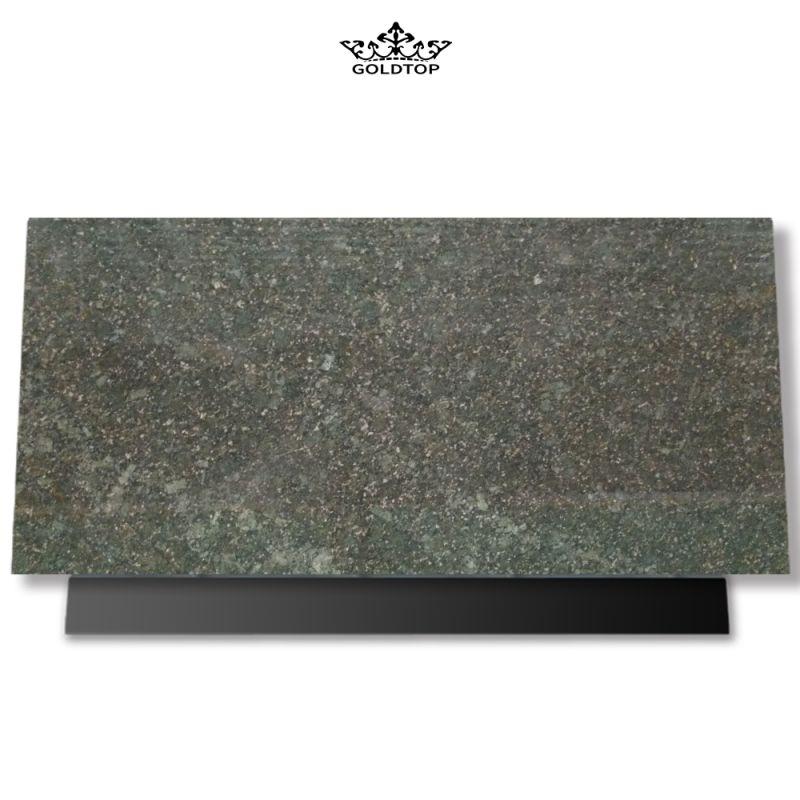 green granite countertop