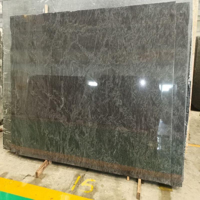 Black granite countertop	