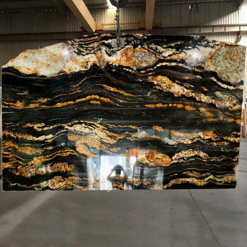 black granite slab