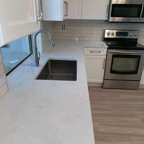 Ariston White Marble Countertop