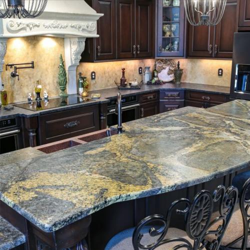 Brazil Blue Fantasy Granite Countertop