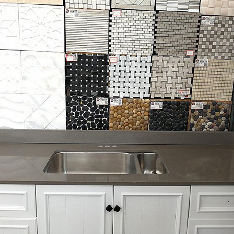 Gray Kitchen Sink Natural Marble