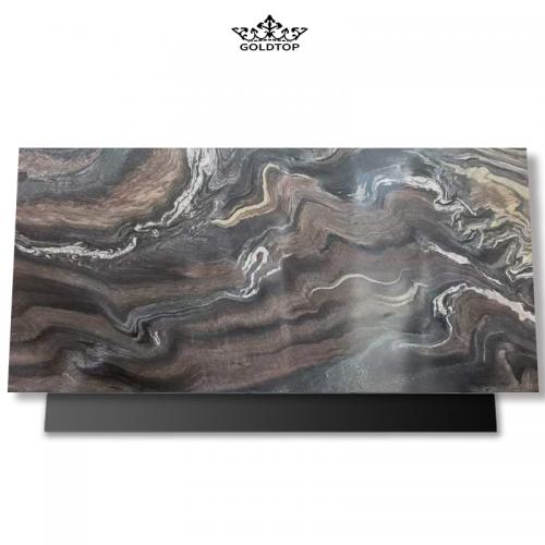 Purple Landscape Marble Slab