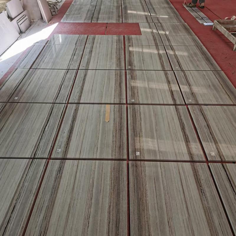 Wood Grain Marble Floor Tile Stairs