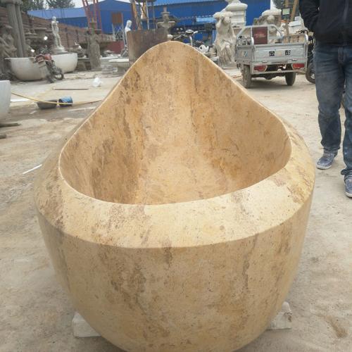 free standing tub brown marble bathtub