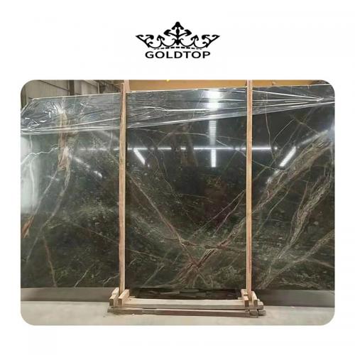 Rainforest Green Marble Slab countertops tile