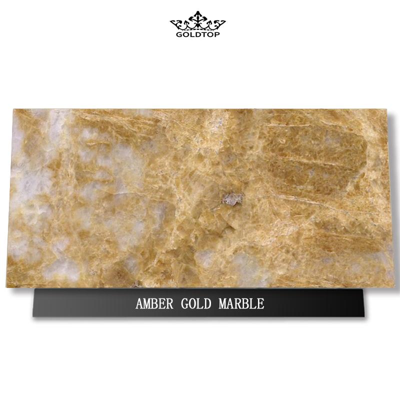 Amber Gold Marble