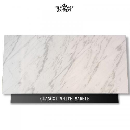 Classic Guangxi White Marble Slabs Factory Direct Sales