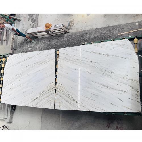 Fine Lines Snow White Marble