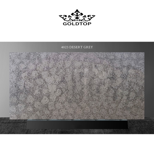 4023 Desert Grey Marble Quartz Slab