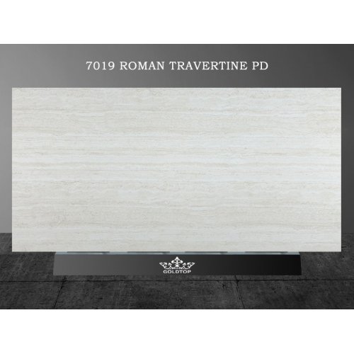 7019 Roman Travertine PD Printed Quartz