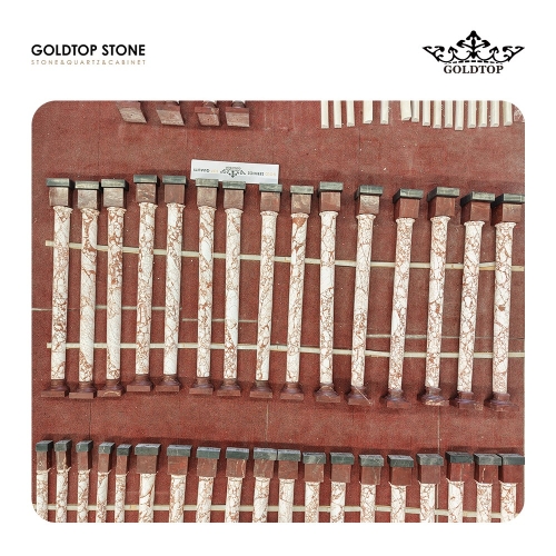 Bulgari Red Marble Column