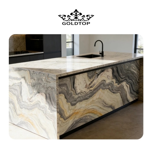 Ocean Fantasy Quartzite Countertops