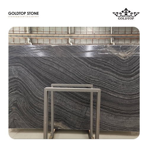 Black Wooden Marble