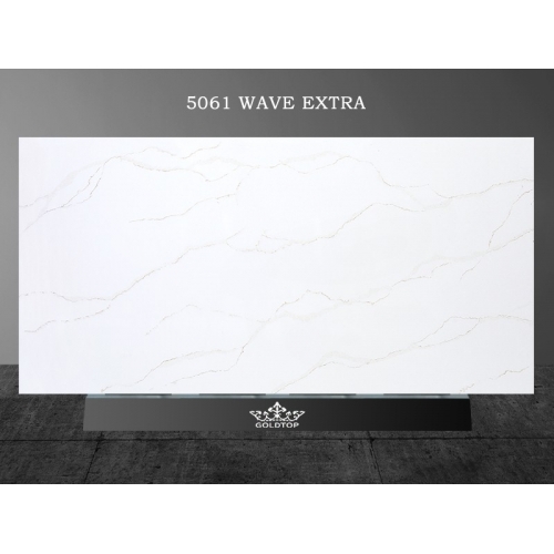 5061 Wave Extra Quartz Slab
