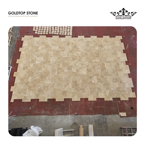 Iran Beige White Travertine