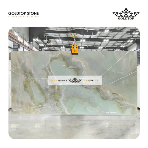 Jade Green Onyx Slab