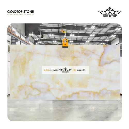 Yellow Chrysanthemum Ice Onyx