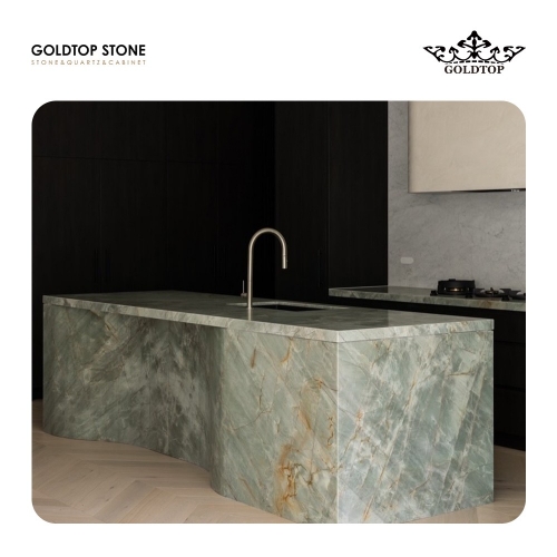 Emerald green Quartzite Countertops