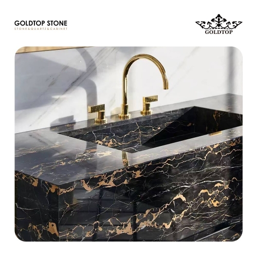 Nero Portoro Marble slabs Countertop
