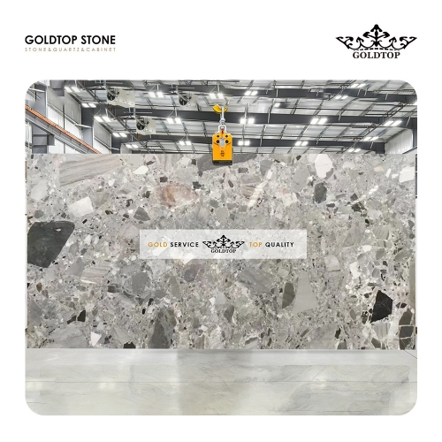 Ceppo grey marble slabs
