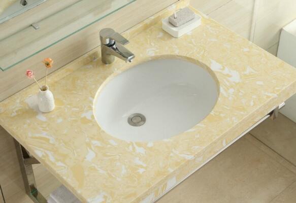 Why you must try semi-precious stone bathroom countertops？
