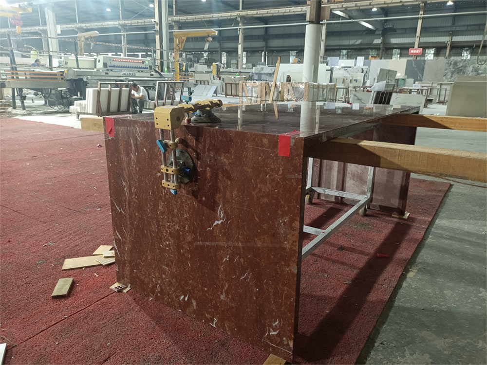 French Red Marble Countertops: A Bold Statement of Elegance and Strength