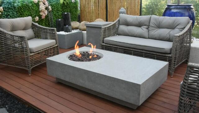 Can granite be used around firepit?