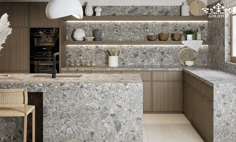 Ceppo Di Gré Limestone Tiles: Italian Grey Stone for Architectural Projects