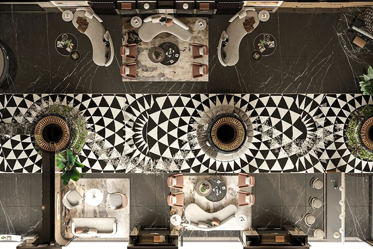 Design Inspiration | Marble Inlaid Flooring: Reimagining the Artistic Language of Retro Spaces