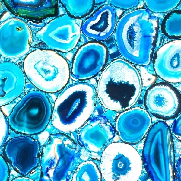 Blue agate