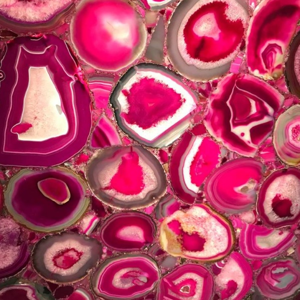 Pink agate